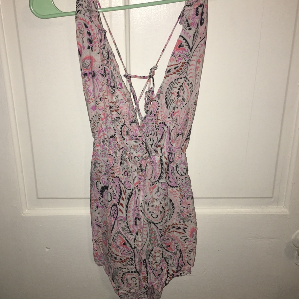 Victoria’s Secret paisley romper - swim cover up